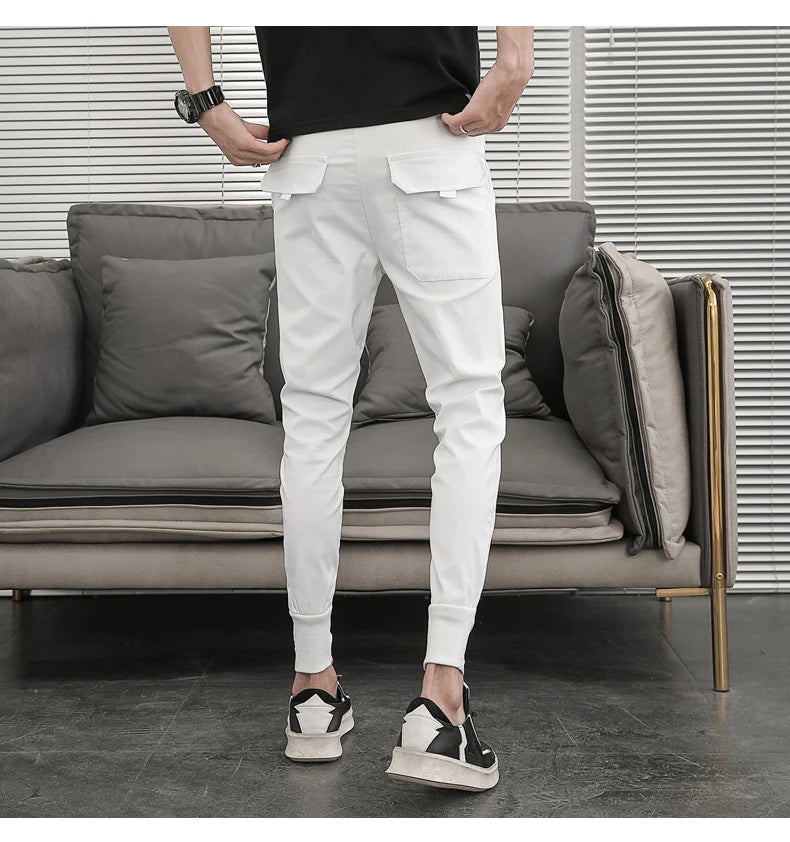 Harem Luxury Men Slim Fit Casual Assorted Colored Pants