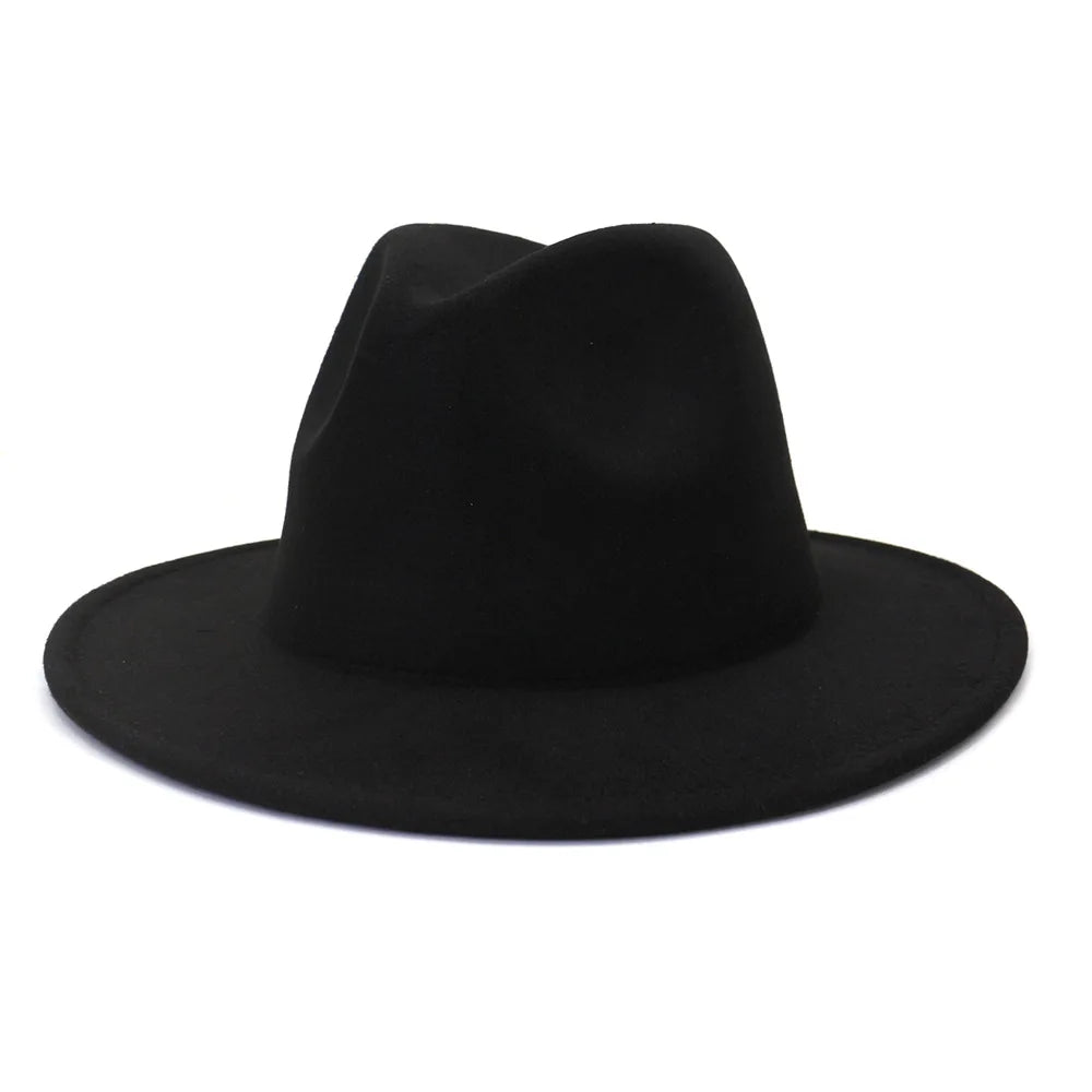 Fedora Wool Unisex Multi-Colored Bottom Hat