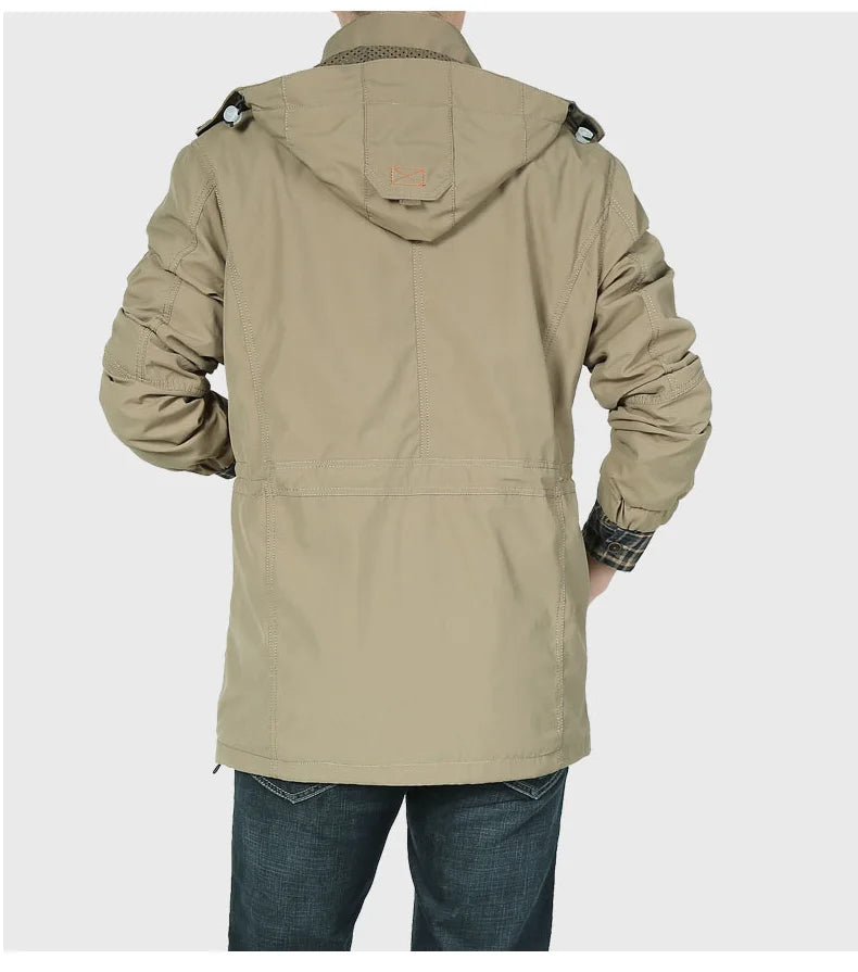 AFS JEEP Windbreaker Waterproof Military Men's Jacket