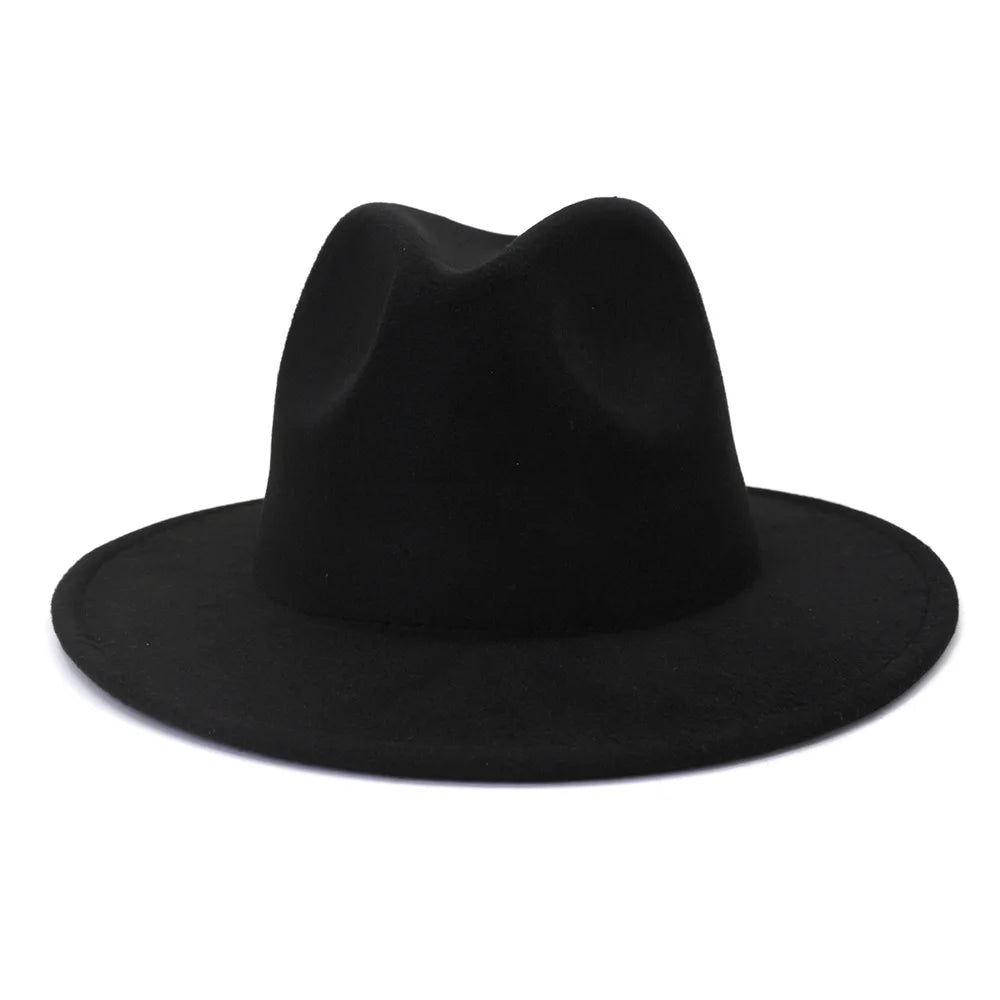 Fedora Wool Unisex Multi-Colored Bottom Hat