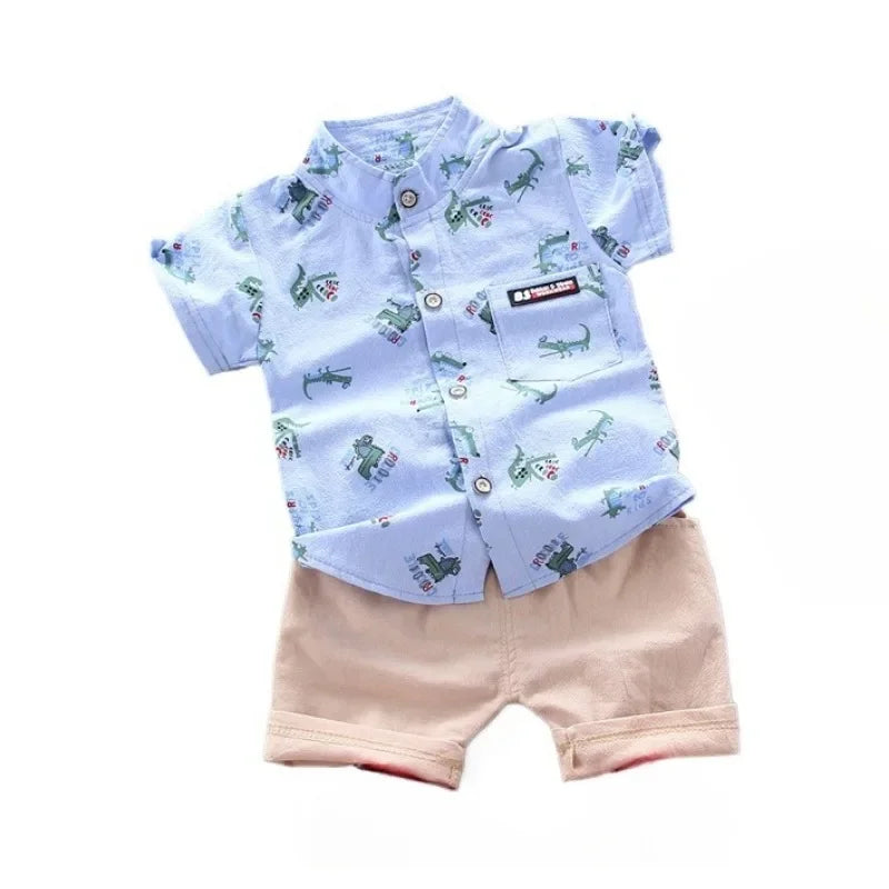 Alligator Boys & Girls Shirt Shorts 2pc Sets