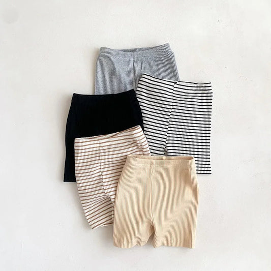 Ribbed Shorts Newborn-2Y Boys & Girls Color