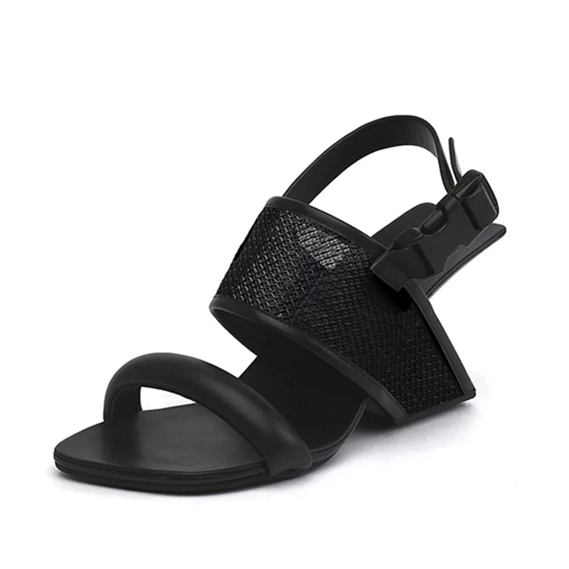 Gladiator Sandals Women Strange Heel Women Sandals