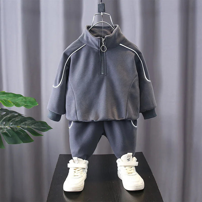 Boys + Girls Long Sleeve Sweatshirt + Pants 2pc Tracksuit