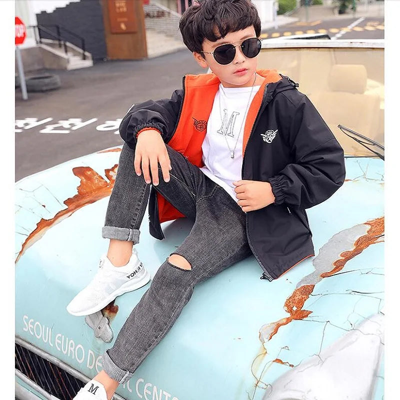 Teens Winter Coat Jacket Fashion Hooded Parkas Wadded Outerwear