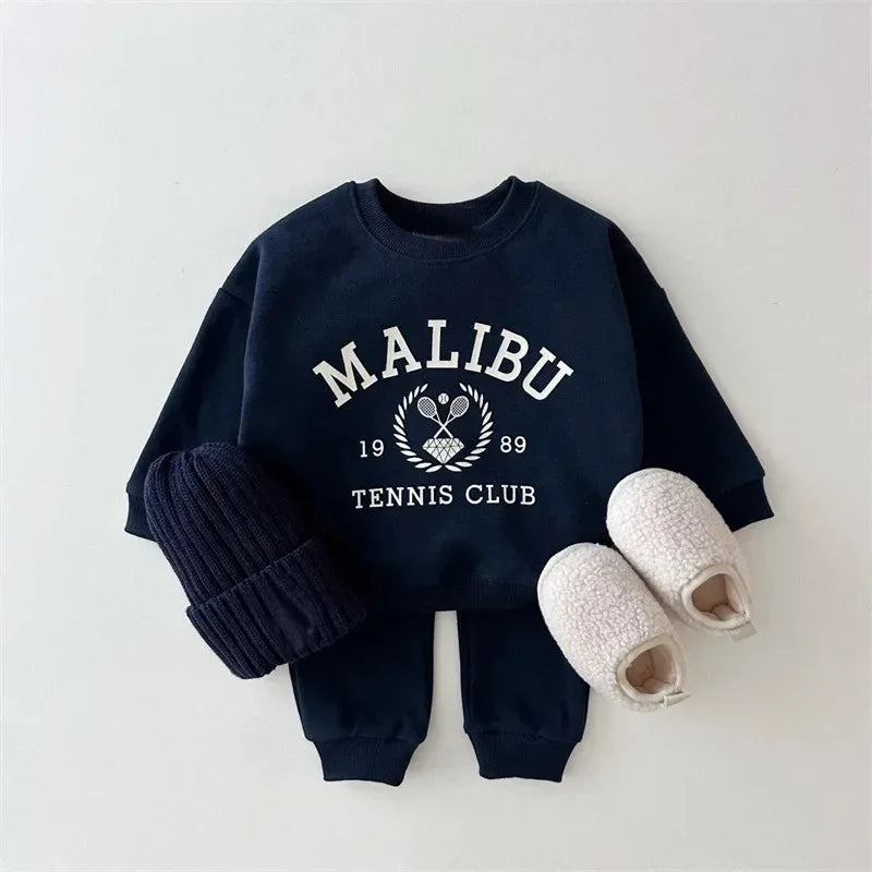 1989 Malibu Tennis Club Sweatshirt + Trousers 2pc Set