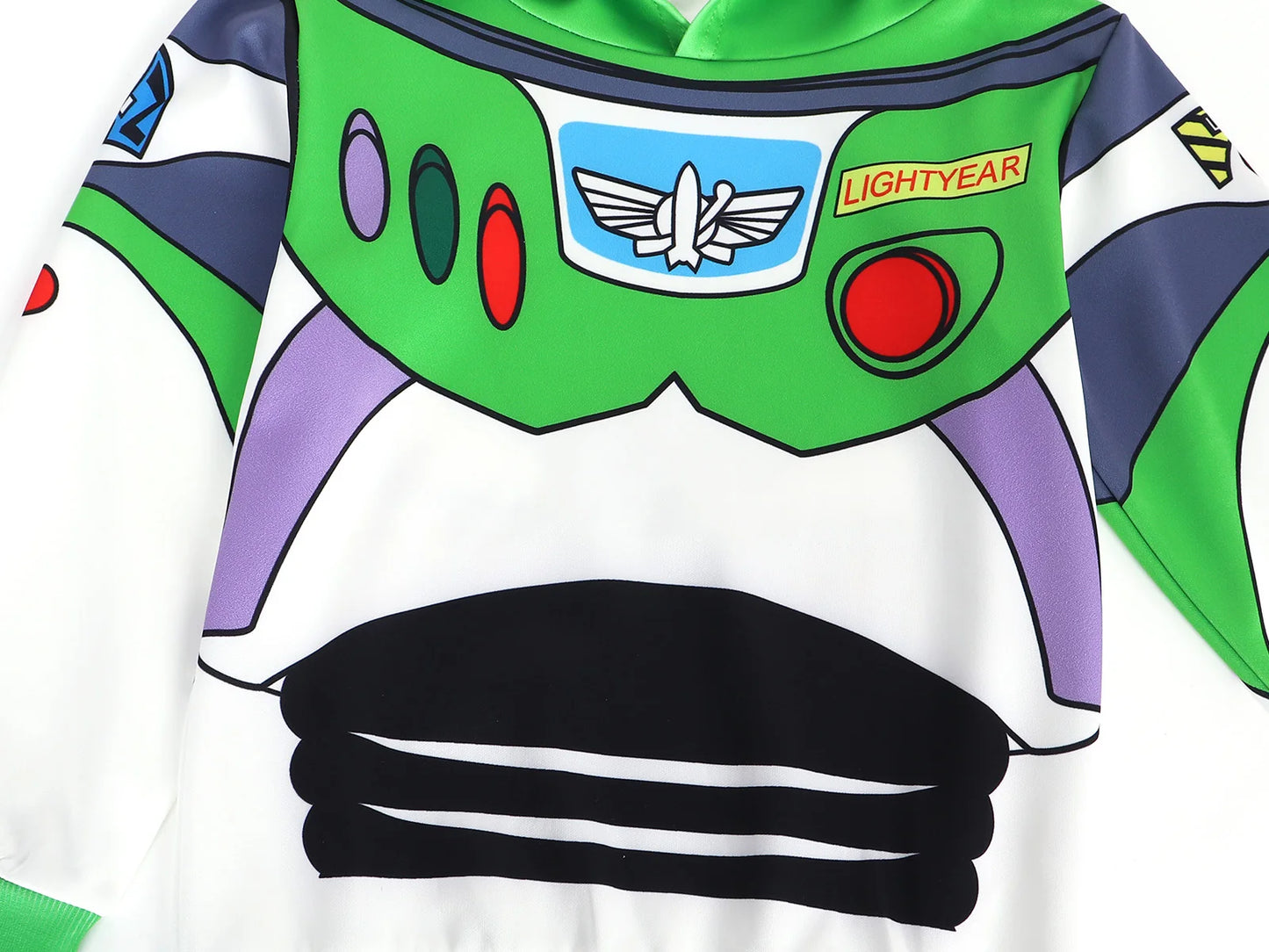 Buzz Lightyear Costume Hooded Pullover + Trouser Kids Outfit