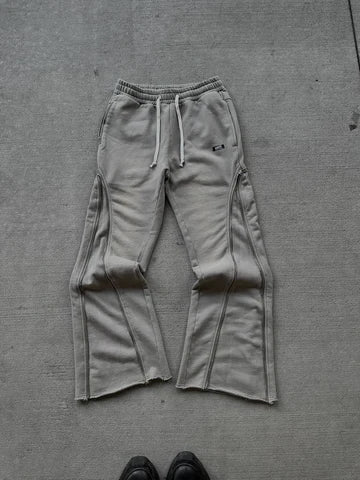 Baggy Casual Downside Zipper Decoration Sweatpants