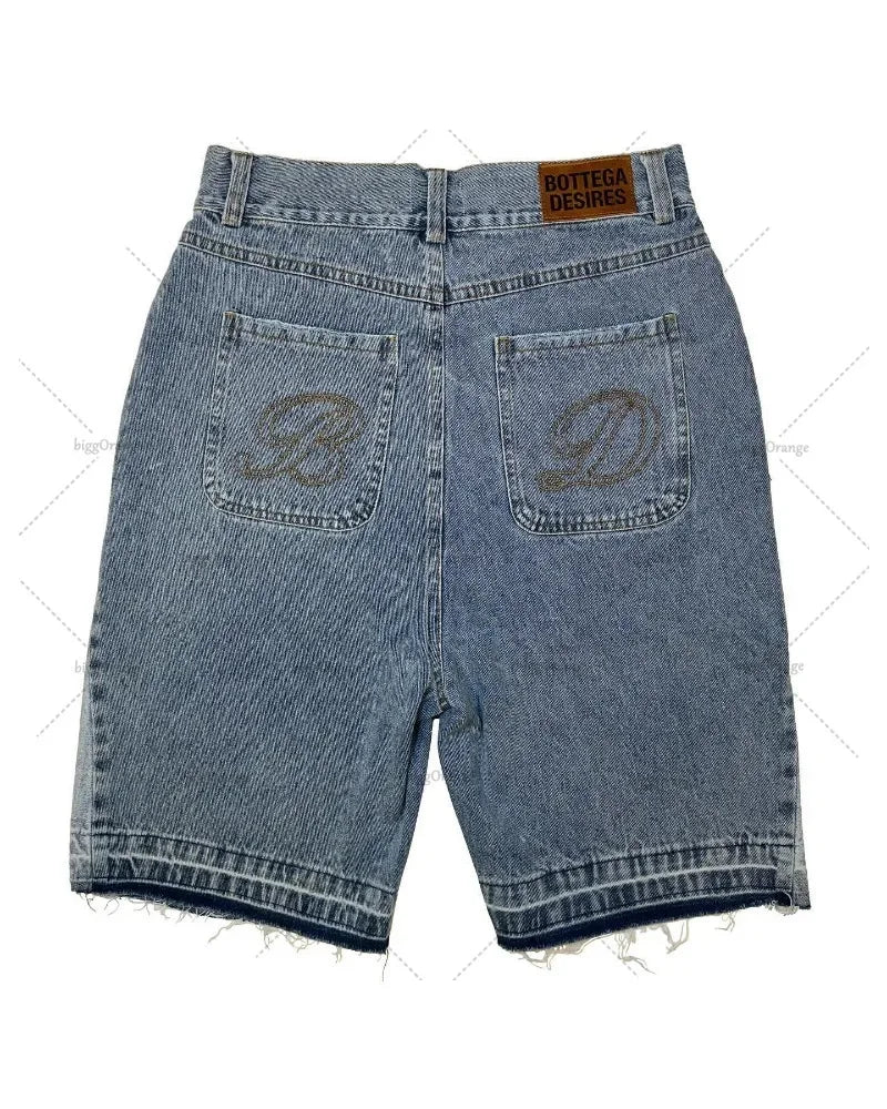 Y2K BOTTEGA Desires Denim Unisex Replica Shorts