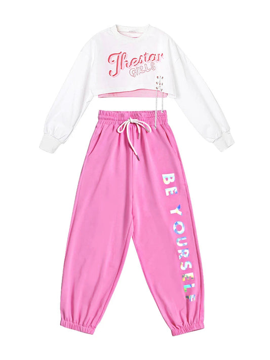 BE YOURSELF Girl's Jazz Dance 2pc Set