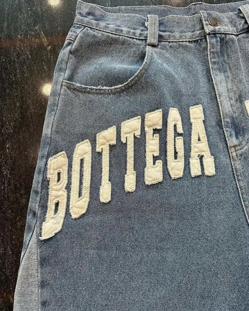 Y2K BOTTEGA Desires Denim Unisex Replica Shorts