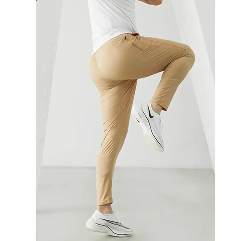 Fitness Training Running Elastic Men's Multi-Color Trousers