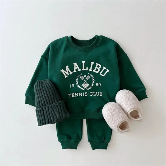 1989 Malibu Tennis Club Sweatshirt + Trousers 2pc Set