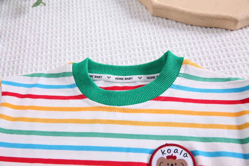 Koala Striped Boys T-shirts 2pc Toddler Set