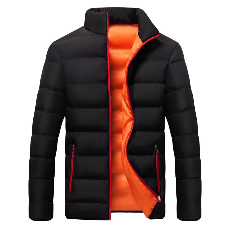 Parka Windbreaker Outwear Duckdown Padded Men's Jacket